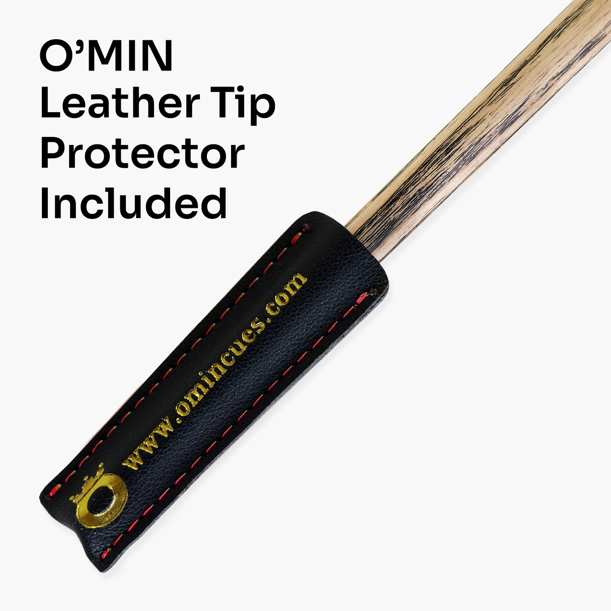 O’MIN “Hunter III” One Piece Hand Spliced 58 Inch Ultra Luxury Professional Snooker Cue and Case Set with Hand-Fitted Omin Cues Pro 9.75mm Tip – Handmade in Thailand by O’MIN Cues