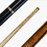 PRO147 Pearl Series Amboyna Burl 57 Inch 3/4 Jointed Snooker Pool Cue 9.5mm Pro Leather Tip