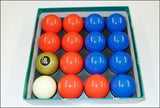 Exclusive 2" Aramith Premier GOLDEN 8 BALL Edition Red & Blue Pool Balls