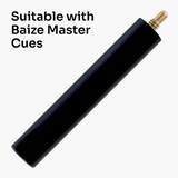 Baize Master Gold Series GREEN EMPEROR 8-BALL POOL CUE SET with 57 Inch Hand Spliced 3/4 Joint Cue 8mm Tip, Deluxe Black Interior Hard Case and 2 x Chalk