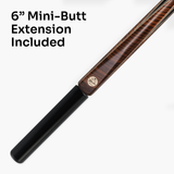 Baize Master Limited Edition Gold Series G79 57 Inch ¾ Professional English Pool Cue 8.5mm with with Hand Fitted PRO SPIN Medium Tip - Hand Finished in the UK by Cue Care Jim using Lynch’s Cue Balm