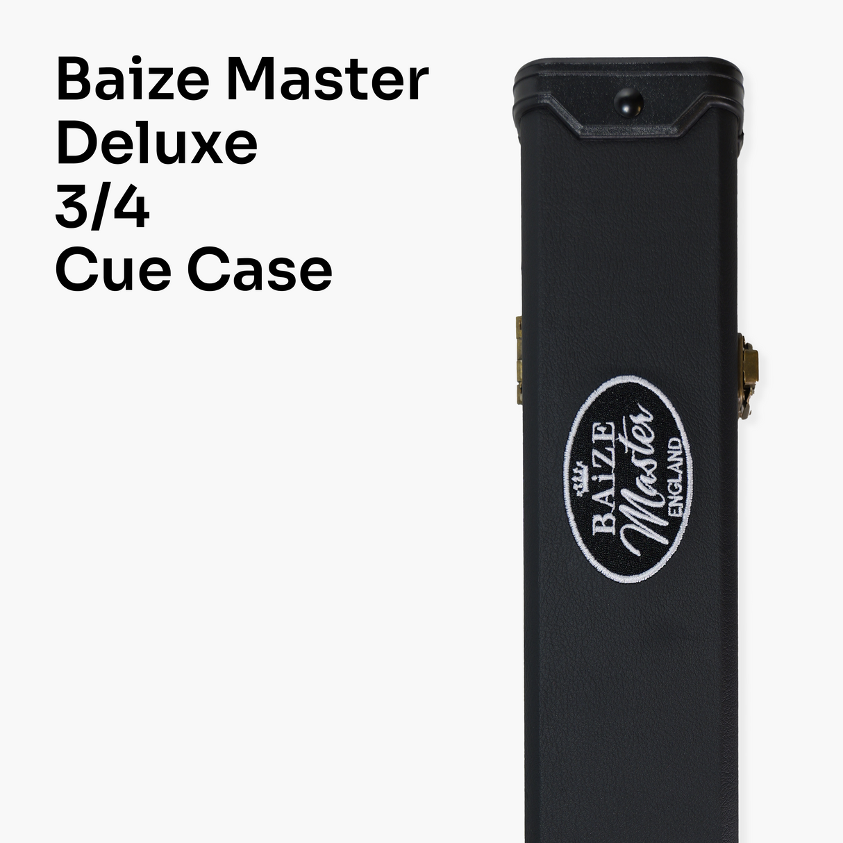 Baize Master Gold Series RED EMPEROR 8-BALL POOL CUE SET with 57 Inch Hand Spliced 3/4 Joint Cue 8mm Tip, Deluxe Black Interior Hard Case and 2 x Chalk