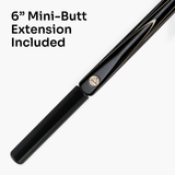 Baize Master Limited Edition Gold Series G4 57 Inch ¾ Professional English Pool Cue 8.5mm with with Hand Fitted PRO SPIN Medium Tip - Hand Finished in the UK by Cue Care Jim using Lynch’s Cue Balm