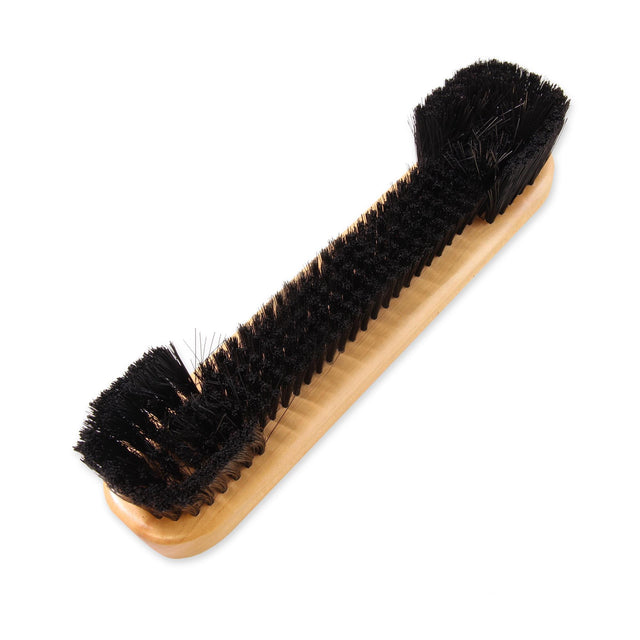 10.5 Inch Natural Wood Nylon Bristle STRAIGHT Shape Table Brush