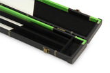 Baize Master 1 Piece Wide Patch Snooker Pool Cue Case with Plastic Ends - Holds 3 Cues