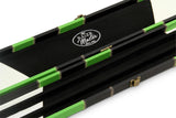 Baize Master 1 Piece Wide Patch Snooker Pool Cue Case with Plastic Ends - Holds 3 Cues