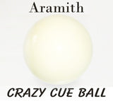 ARAMITH Crazy Joke Wobbly POOL Cue Ball 1 7/8" - FUNNY!