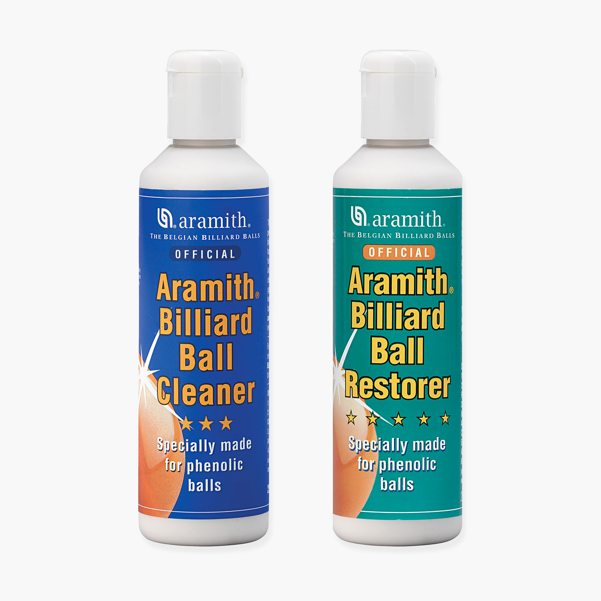 Aramith Pool Snooker Ball Cleaner & Restore 250ml Bottles