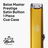 Baize Master Prestige One Piece Luxury Snooker Pool Cue Case - Holds 2 Cues