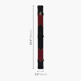 Baize Master Deluxe ARROW 2 Piece Snooker Pool Cue Case with Matching Colour Interior