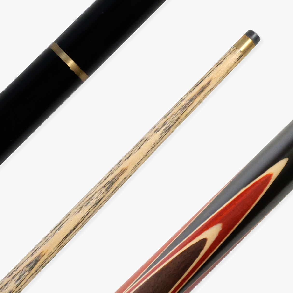 Jonny 8 Ball CLASSIC 3/4 Jointed English Pool Cue with 8.5mm Leather Tip