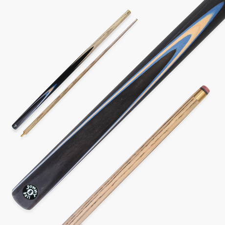 Jonny 8 Ball Challenger 57 Inch 2 Piece Centre Joint English Pool Cue with 8mm Pro Leather Tip