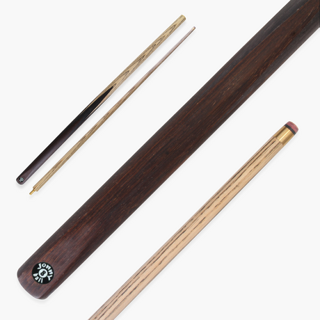 Jonny 8 Ball Challenger 57 Inch 2 Piece Centre Joint English Pool Cue with 8mm Pro Leather Tip