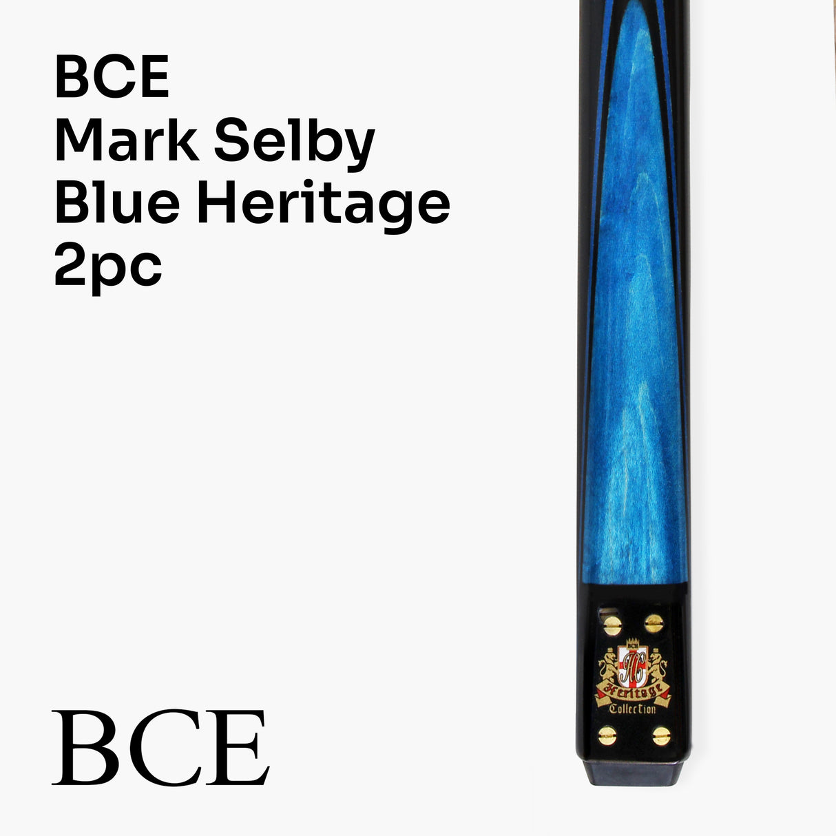 BCE Mark Selby Signature Heritage 57 Inch 2 Piece Cue and Case Set 9.5mm tip