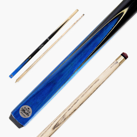 Baize Master 57 Inch Jimmy White Signature GREY VICTORY 2 Piece Ash Snooker Pool Cue with 9.5mm Layered Tip