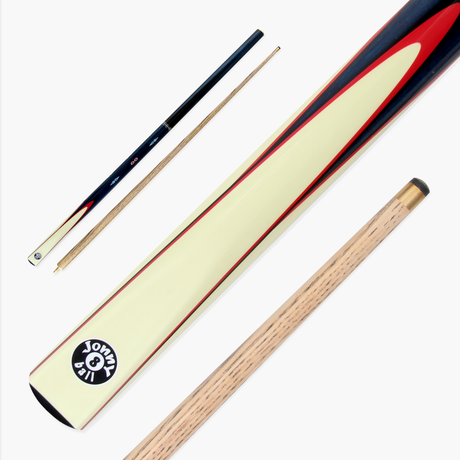 Jonny 8 Ball COMET 57 Inch 2 Piece Centre Joint Ash English Pool Cue with 8.5mm Tip