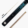 Baize Master Widow 57 Inch One Piece English Pool Cue 8.5mm Tip with Laser Engraved Shaft Technology and Hand-Fitted Baize Master Pro Tip – Mini Butt Included