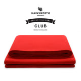 Hainsworth CLUB 8ft UK POOL TABLE CLOTH Bed & Cushion Set - RED