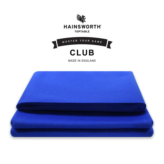 Hainsworth CLUB 6ft UK POOL Bed & Cushion Set - ROYAL BLUE + Fitting DVD