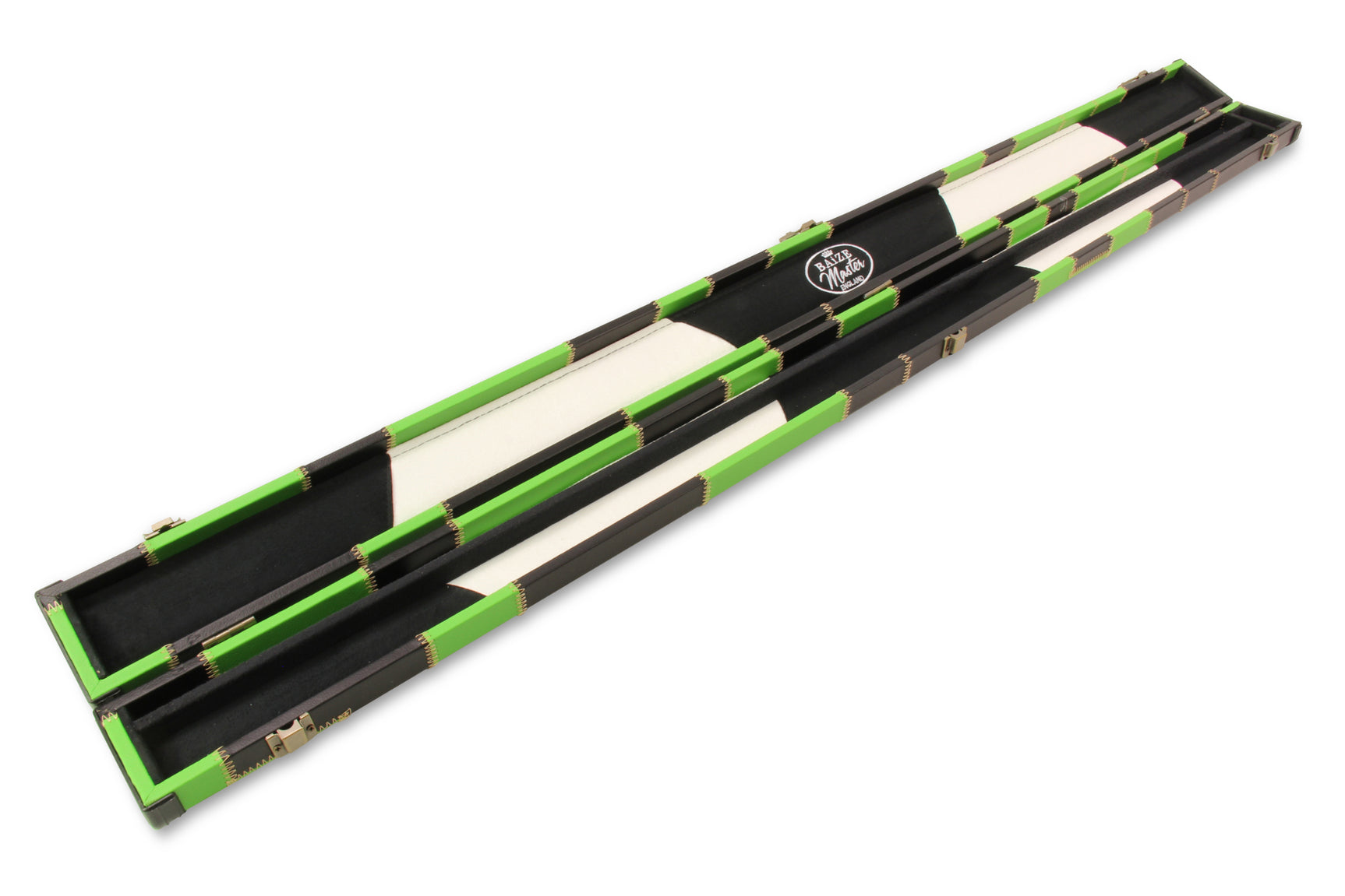 Baize Master 3/4 Deluxe PATCH Snooker Pool Cue Case with Plastic Ends