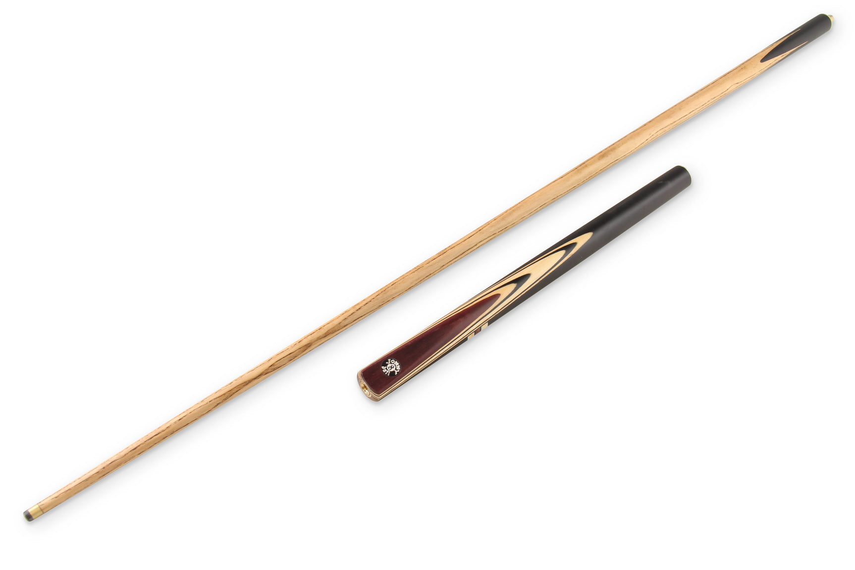 Jonny 8 Ball 57 Inch Traditional ¾ Jointed Ash Snooker Pool Cue 9mm tip + Mini Butt