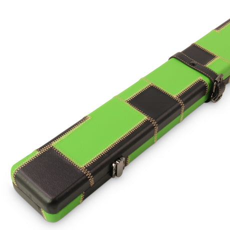Baize Master 3/4 Luxury PATCH Snooker Pool Cue Case with Round Corners and Straps
