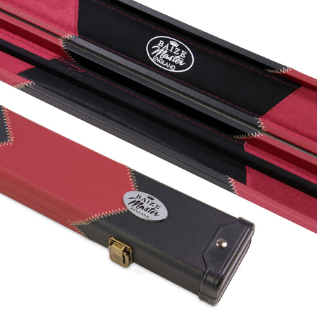 Baize Master Deluxe ARROW 2 Piece Snooker Pool Cue Case with Matching Colour Interior