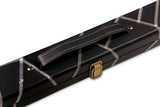 Deluxe 3/4 Snooker Pool Cue Case with Plastic Ends - CRAZY STITCH Design