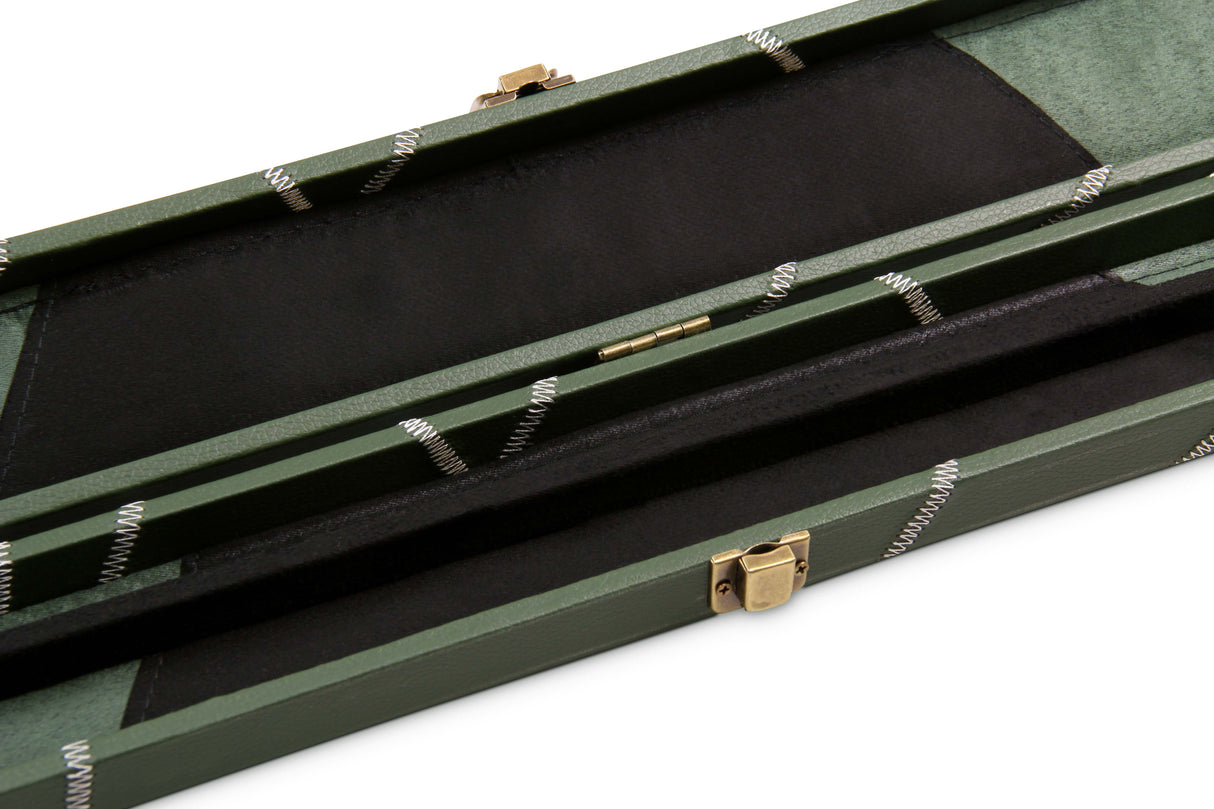 Deluxe 3/4 Snooker Pool Cue Case with Plastic Ends - CRAZY STITCH Design