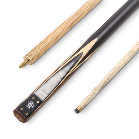Jonny 8 Ball Marble 57 Inch 2 Piece Matching Ash Snooker Pool Cue with 9mm Tip