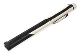 Jonny 8 Ball Two Tone Oval Pool Cue Case - Holds One 2 Piece Cue + Accessories