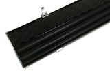 Baize Master PRESTIGE 1 Piece Metal Snooker Pool Cue Case - Holds 2 Cues + Extensions