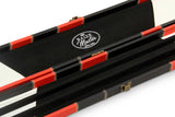 Baize Master 1 Piece Wide Patch Snooker Pool Cue Case with Plastic Ends - Holds 3 Cues