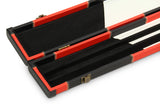 Baize Master 1 Piece Wide Patch Snooker Pool Cue Case with Plastic Ends - Holds 3 Cues