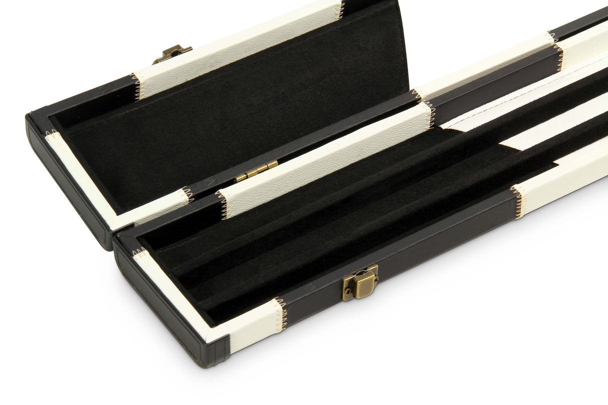 Baize Master 1 Piece Wide Patch Snooker Pool Cue Case with Plastic Ends - Holds 3 Cues