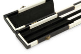 Baize Master 1 Piece Wide Patch Snooker Pool Cue Case with Plastic Ends - Holds 3 Cues