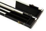 Baize Master 1 Piece Wide Patch Snooker Pool Cue Case with Plastic Ends - Holds 3 Cues