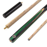 Baize Master 2 Piece GREEN JESTER 57 Inch Centre Joint Snooker Pool Cue with 9.5mm Tip