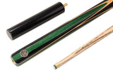 Baize Master 2 Piece GREEN JESTER 57 Inch Centre Joint Snooker Pool Cue with 9.5mm Tip