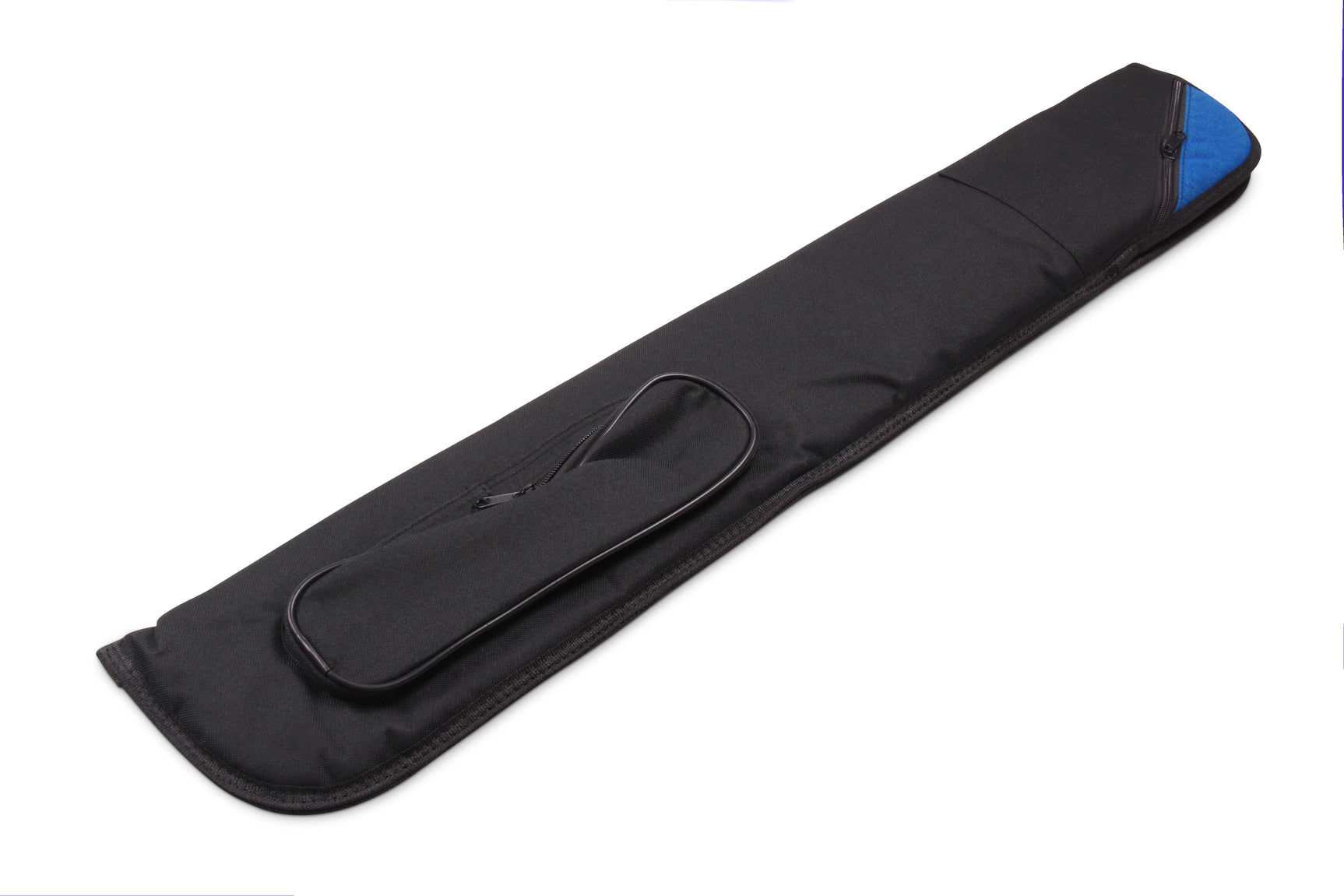 Deluxe FLASH Snooker Pool Cue Soft Case for 2 Piece Cue & Mini Extension