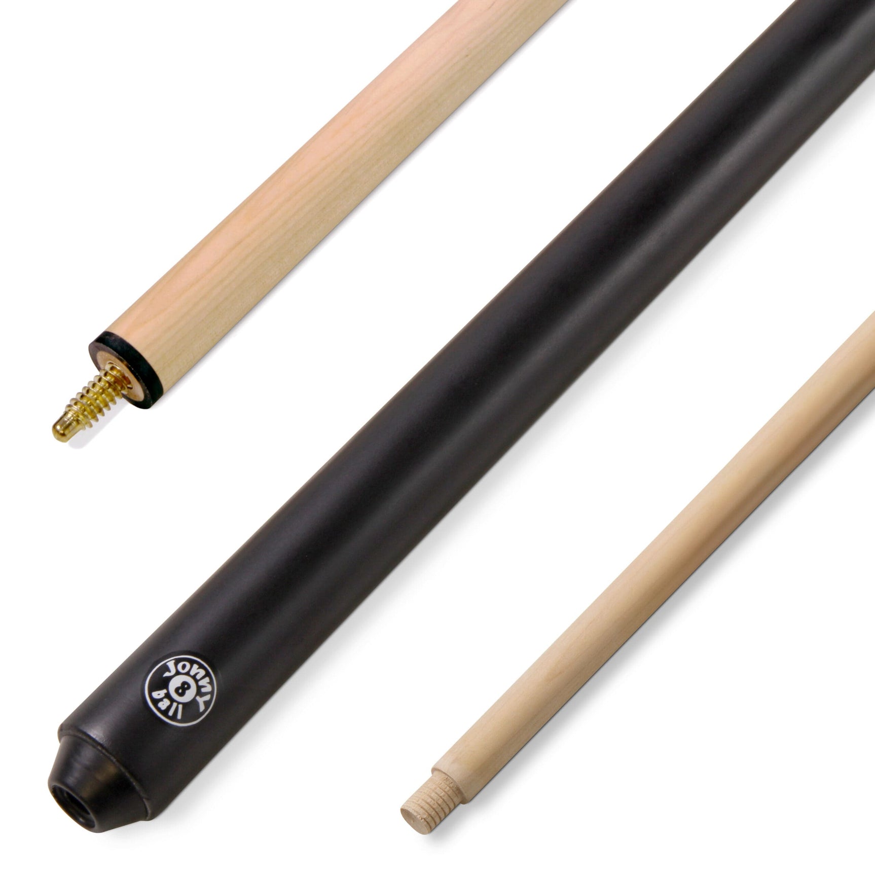 Jonny 8 Ball 57 Inch Transportable Hardwood 2 Piece Centre Joint Snooker Pool CUE REST STICK ONLY