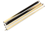 Kudos PAIR 36 Inch BLACK BUTT Hardwood Economy 2pc Junior Kids Snooker Pool Cue with 4 x 11mm Screw Tip