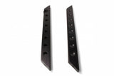 Black STRAIGHT 7 + 1 8 Way Wall Mounted Cue Rack
