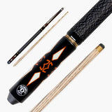 Jonny 8 Ball 'INCA' 9mm Tip, Adjustable 4 Piece Ash Pool Cue - shorten to 45"