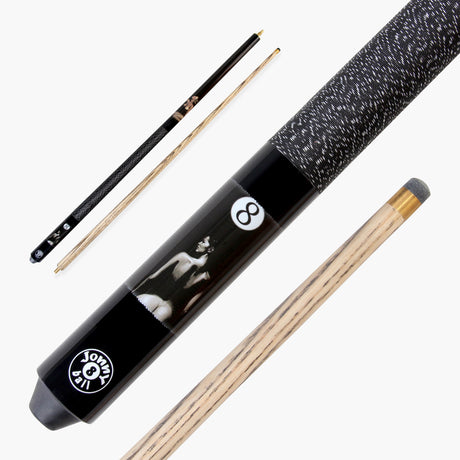 Jonny 8 Ball 57" Risque 8 BALL LADY 2pc Ash Snooker Pool Cue 9mm Tip 17oz - 20oz