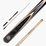 Baize Master Gold Series 58 Inch EMPEROR ¾ Jointed Snooker Pool Cue with 9.5mm Tip and 6 Inch Mini Butt