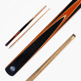 Baize Master CRUCIBLE 57 Inch 2 Piece Centre Joint Ash Snooker Pool Cue with 9.5mm Tip + Mini Butt Extension