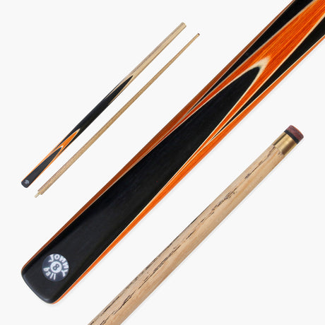 Jonny 8 Ball 2 Piece SNIPER 57 Inch Ash English Pool Cue with 8mm Pro Leather Tip