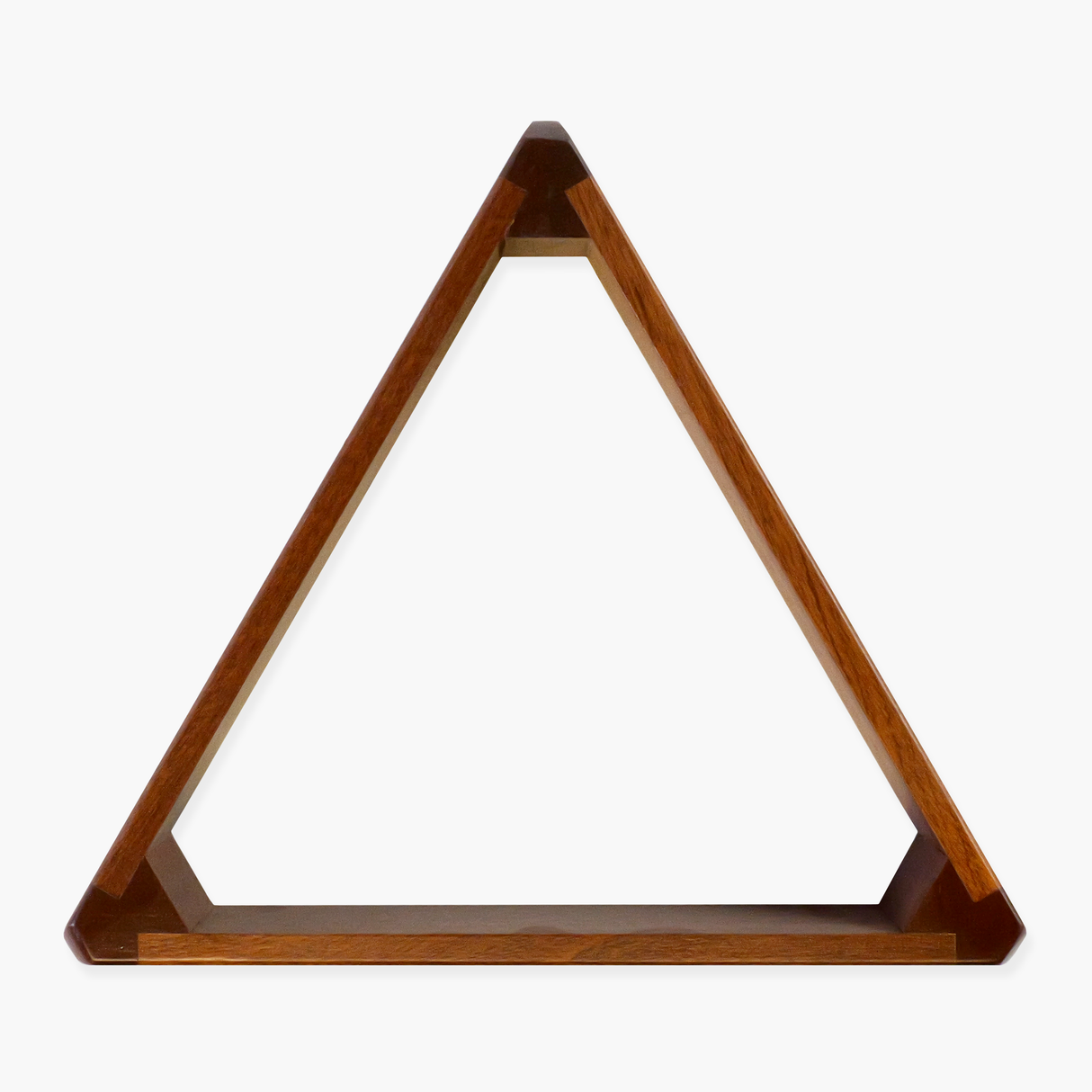 PERADON 2'' (50.5mm) Real Mahogany Triangle for 2 INCH Balls