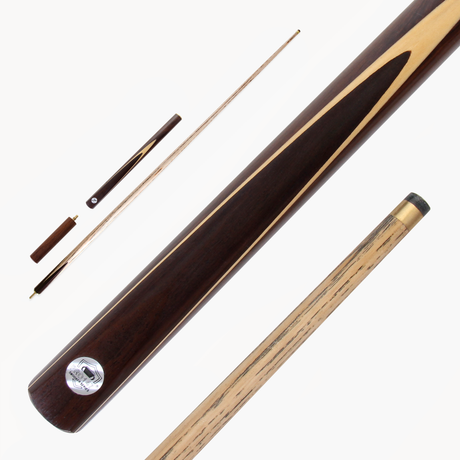 PRO147 CLASSIC SANDALWOOD 3/4 Premium Snooker Pool Cue 9.5mm Tip + 6 Inch Wooden Mini Butt